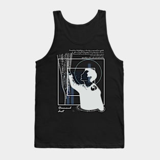 Diamond dust, cast over a black sea version 7 Tank Top